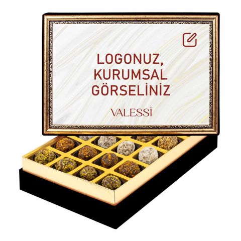 Kişiye Özel Tablo Kutuda Şeker İlavesiz Lokmalar Orta Boy (438 g.)