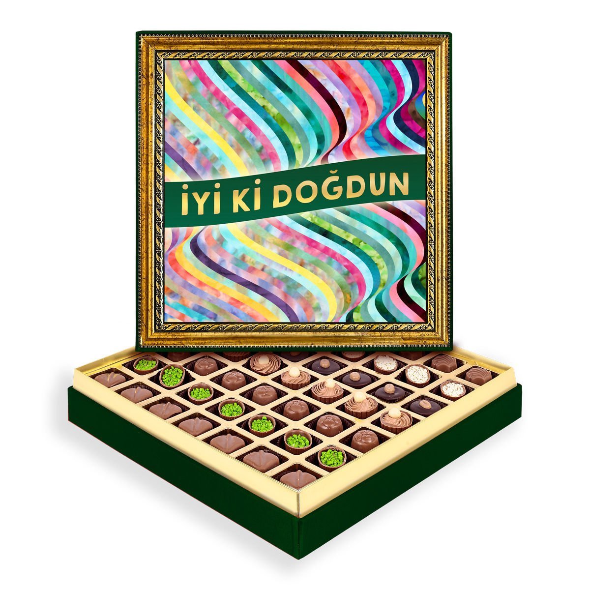 İyi Ki Doğdun Çerçeveli Tablo Kutu