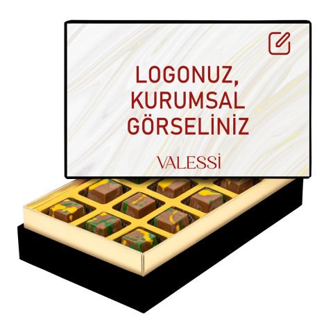 Kişiye Özel Tablo Kutuda Dubai Çikolatası Küçük Boy (192 g.)
