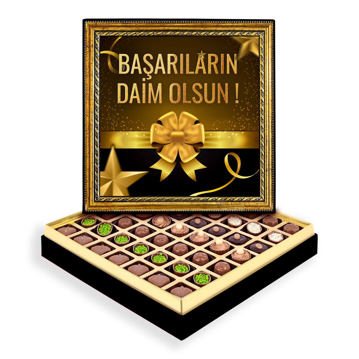 Başarıların Daim Olsun Çerçeveli Tablo Kutu