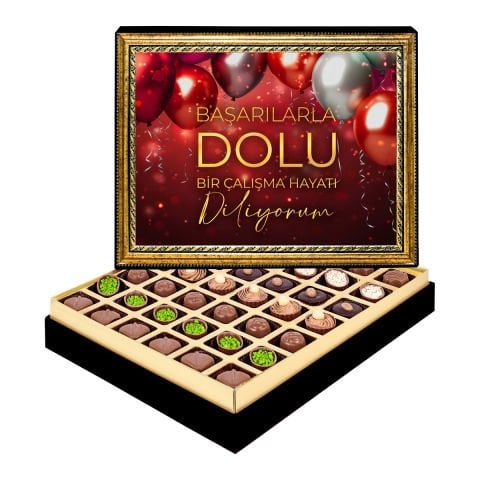 Başarılarla Dolu Çerçeveli Tablo Kutu