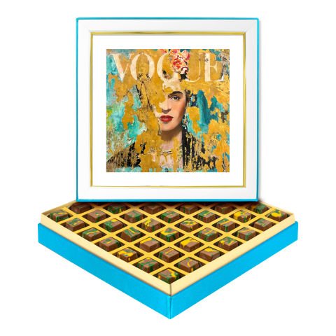 Modern Çerçeveli Frida Kutuda Dubai Çikolatası
