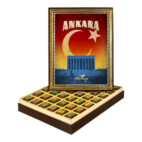 Ankara Çerçeveli Tablo Kutuda Dubai Çikolatası