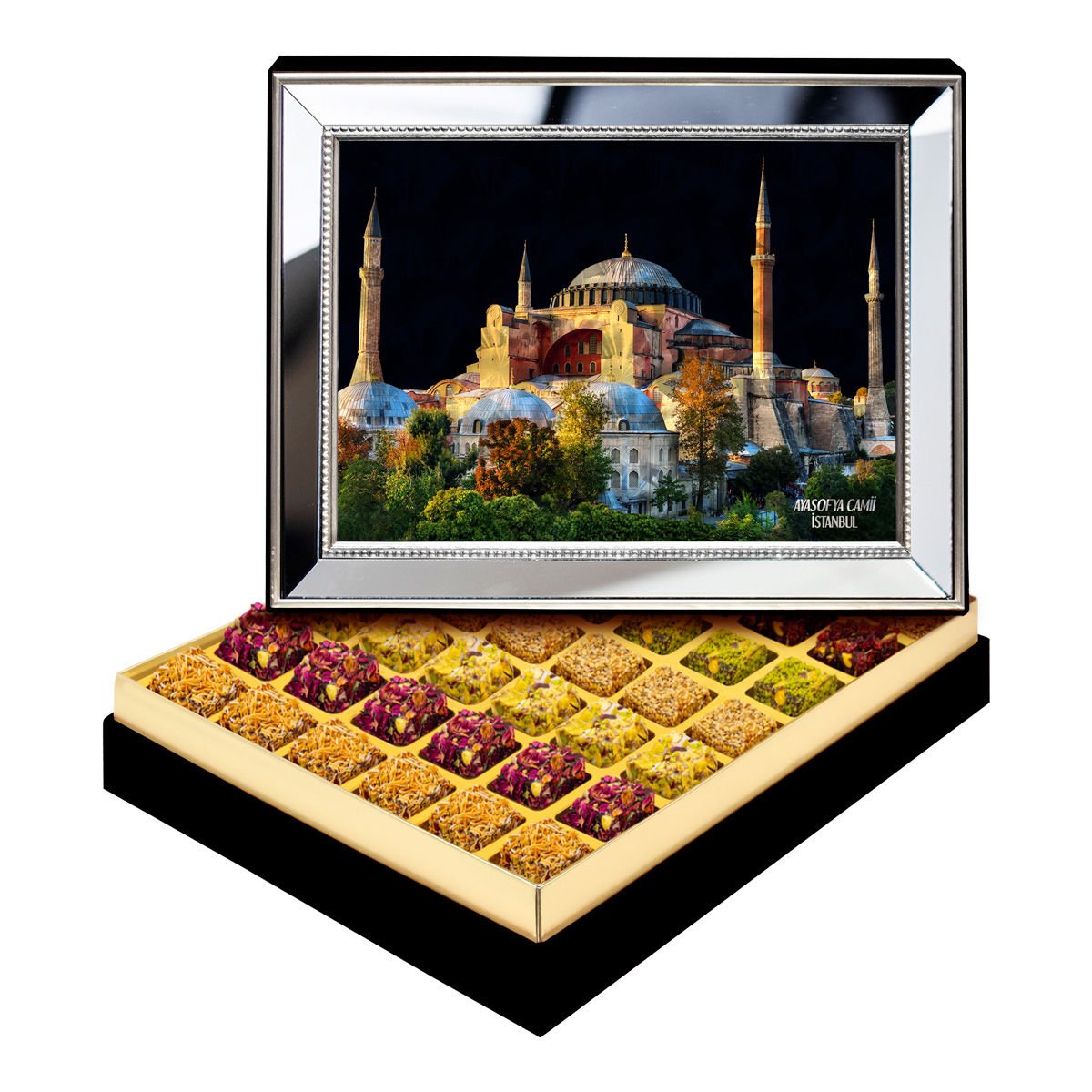 Ayna Çerçeveli Ayasofya Camii Kutuda Lokum