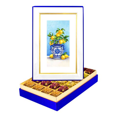 Modern Limon Ağacı Kutuda Lokum Orta Boy (600 g)