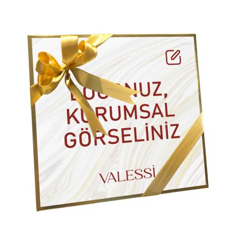 Kişiye Özel Karton Kutuda Çerezli Nugat Küçük Boy (266 g.)