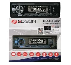 EDİSON Ed- Bt302 Uyumlu Oto Teyp Usb Bluetooth Sd Kart App Kontrollü