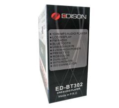 EDİSON Ed- Bt302 Uyumlu Oto Teyp Usb Bluetooth Sd Kart App Kontrollü
