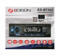 EDİSON Ed- Bt302 Uyumlu Oto Teyp Usb Bluetooth Sd Kart App Kontrollü