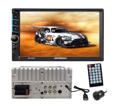 Jameson JS-345BT Double Teyp 7 Inch 4x60w Mirrorlink BT/USB/SD/FM/AUX Geri Görüş Kamerası