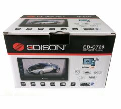 Edison Ed-C720 Double Teyp 7 İnç/4*50W/Bluetooth USB SD/Ön ve Arka Kamera Desteği/ RCA Çıkış