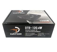 Dator DTR-120.4W Profesyonel 4 Kanal D Klas Anfi Kanal Başı 120W RMS 1200W Maksimum Güç Mini Kasa Wolf Seri