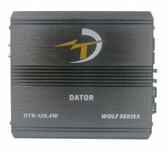Dator DTR-120.4W Profesyonel 4 Kanal D Klas Anfi Kanal Başı 120W RMS 1200W Maksimum Güç Mini Kasa Wolf Seri