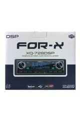 Garaj Dünyası For-X XQ-728DSP 4 Amfi Çıkışlı Profesyonel Yeni Seri Oto Uyumlu Teyp