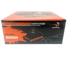 Dator EKO80S Profesyonel 2 Adet 20 Cm Midrange 500W Maksimum 125W RMS