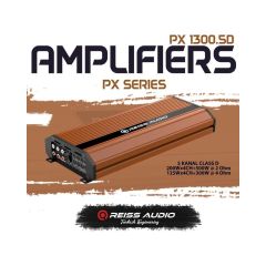 Reiss Audio RS-PX1300.5D 5 Kanal Oto Amfi 4*125W+300W RMS