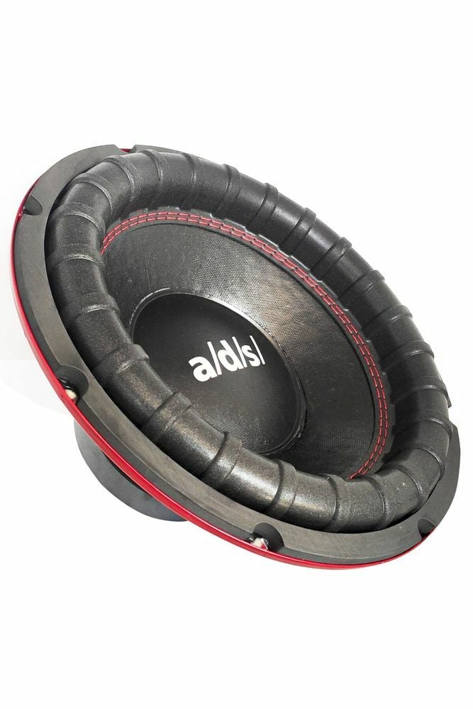 ADS Oto Bass Subwoofer 30cm Kırmızı 1000 W Maksimum 300 W RMS 1 Adet