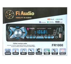 Fİ AUDIO FR-1000 Oto Teyp 4X50 Watt Bluetooth CarLive 2xUsb Sd Fm Aux