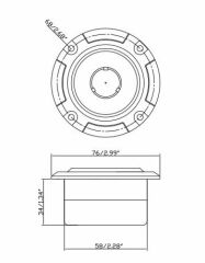 Reiss Audio Reiss Auido RS-TA42 200 Watt Max Power+6 Ohm Super Bullet Tweeter