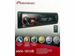 Pıoneer MVH-181UB Oto Teyp USB Kumanda Radyo AUX App Kontrol Çıkarılabilir Başlık Digicom Garantili
