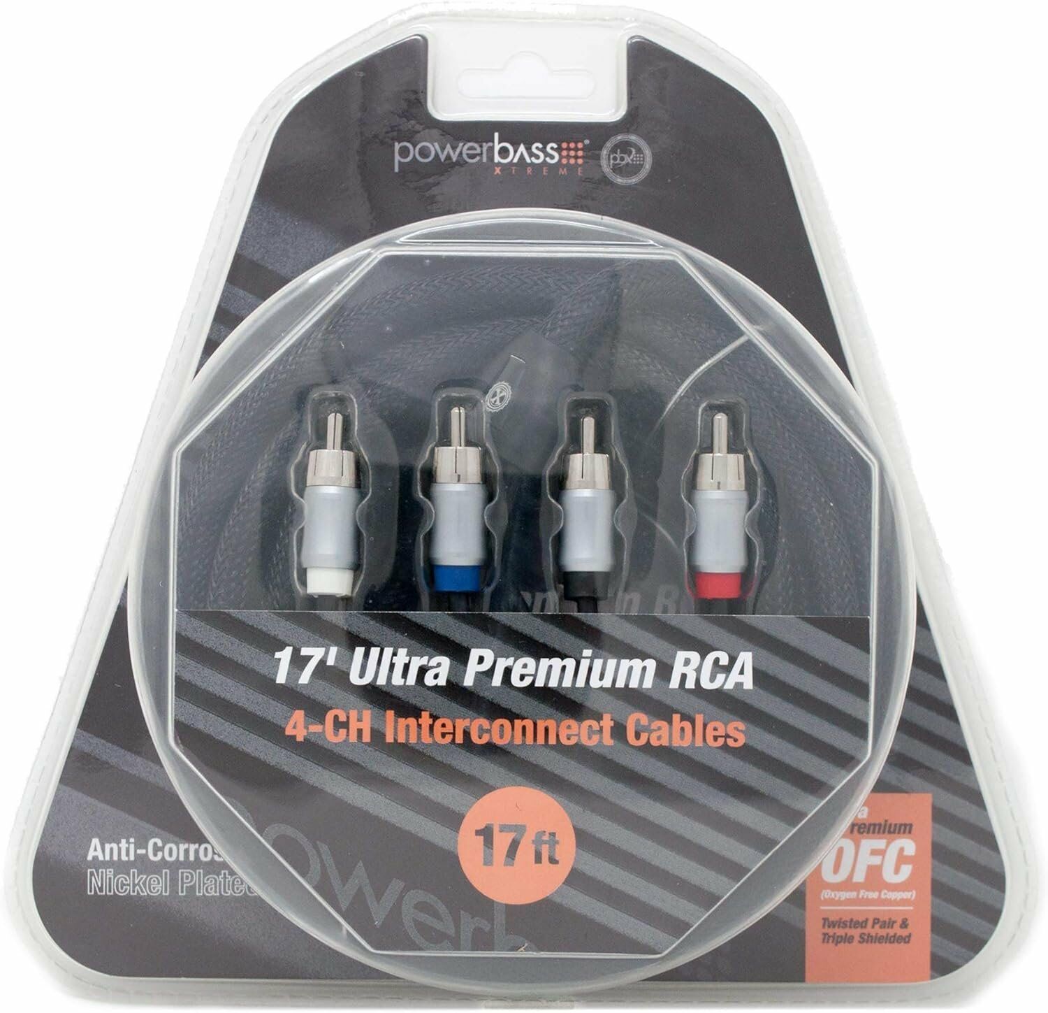 Powerbass XRCA-174 | Powerbass %100 Bakır İki Çiftli RCA Kablo