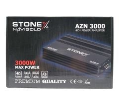 Navigold Stonex AZN 3000 4 Kanal AB Klas Anfi 4x60W RMS 3000W Maksimum