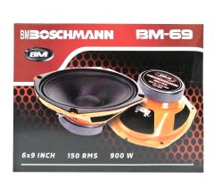 Boschmann BM 69 Oval Midrange 150W RMS 900W Maksimum Kapaklı