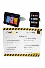 GO-i1008 Android Monitör 10,1 inç HD Dokunmatik Ekran (Carplay, 2GB+32GB, 60Wx4, GPS, BT)