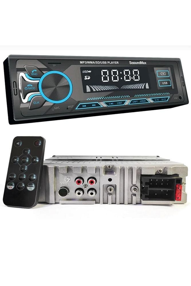 Soundmax Sx-mx7g Oto Teyp Bt Usb Aux Rgb Eq Amfi Çıkışı