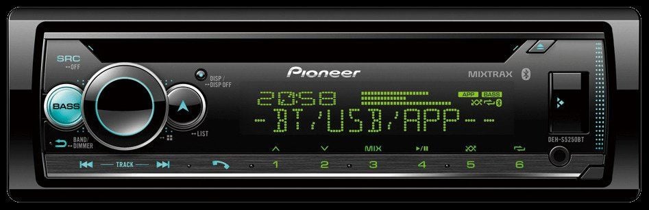 Pioneer DEH-S5250BT Teyp Bluetooth/CD/USB/AUX/2 RCA/Spotify