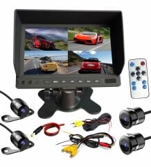 OKUL ARAÇ MONİTÖR SETİ 7 4 KAMERALI GO-İ34 OKUL SETİ (GO-3344)