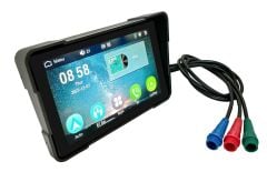 Twogo GO-IX 5'' Dokunmatik Waterproof BT Android Auto Carplay Çiftli Motorsiklet DVR Araç Kamerası