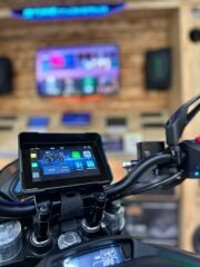 Twogo GO-IX 5'' Dokunmatik Waterproof BT Android Auto Carplay Çiftli Motorsiklet DVR Araç Kamerası