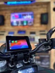 Twogo GO-IX 5'' Dokunmatik Waterproof BT Android Auto Carplay Çiftli Motorsiklet DVR Araç Kamerası