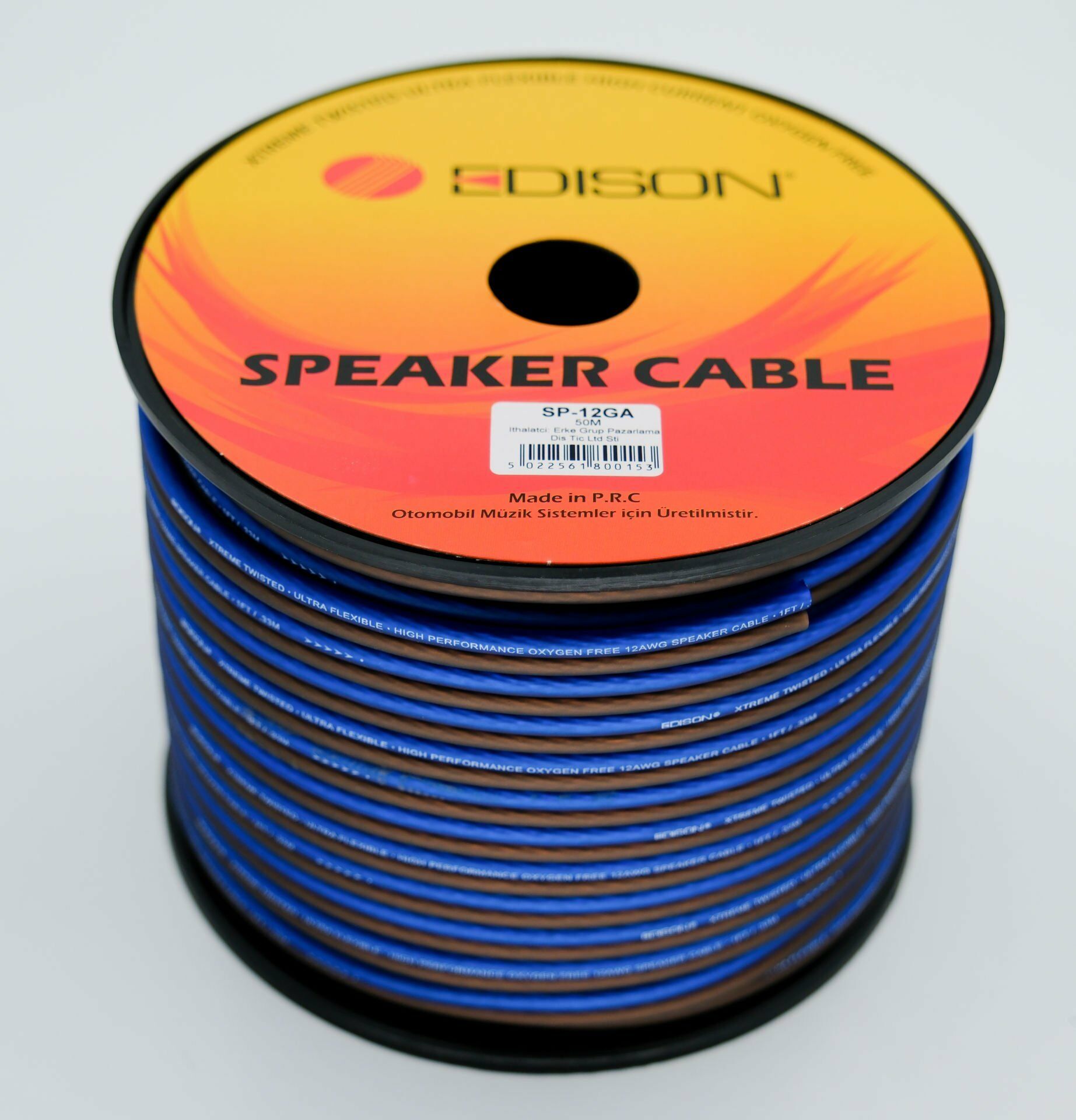 Edison SP-12GA Bass Hoparlör Kablosu 50 Metre