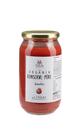 Organik KONSERVE/PÜRE Domates