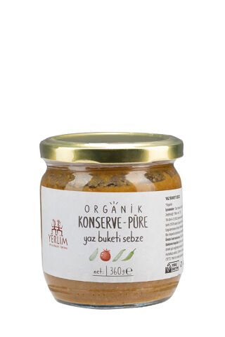 Organik KONSERVE/PÜRE  Yaz buketi Sebze