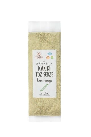 Organik KAK-Kİ TOZ SEBZE-Taze Fasulye