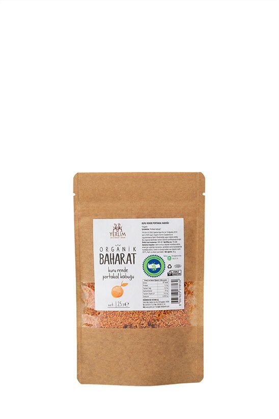 Organik BAHARAT Kuru rende Portakal kabuğu