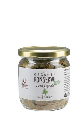 Organik KONSERVE Taze asma yaprağı