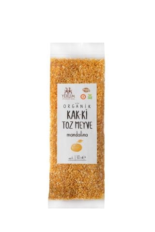 Organik KAK-Kİ TOZ MEYVE -Mandalina
