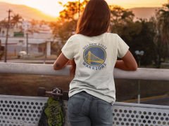 NBA Golden State  Warriors Beyaz T-Shirt
