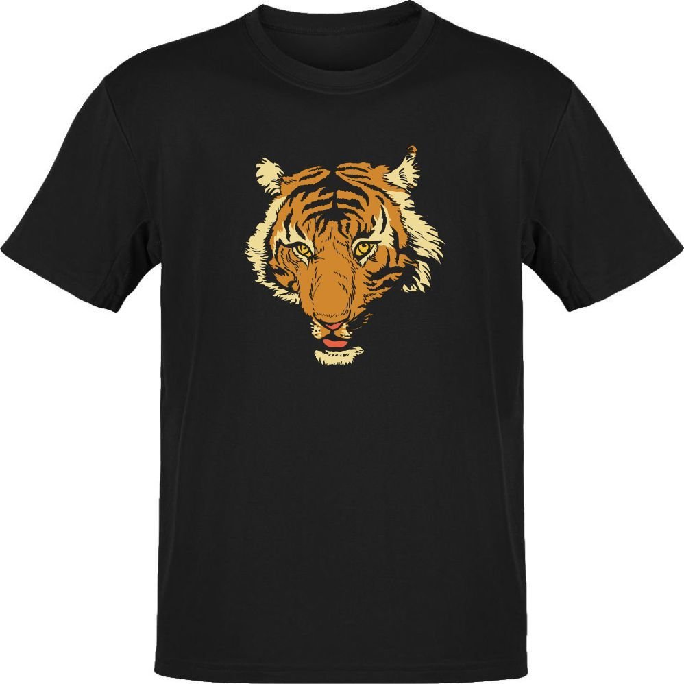 Kaplan Başı Siyah T-Shirt