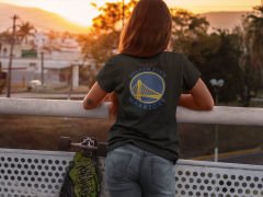 NBA Golden State  Warriors Siyah T-Shirt