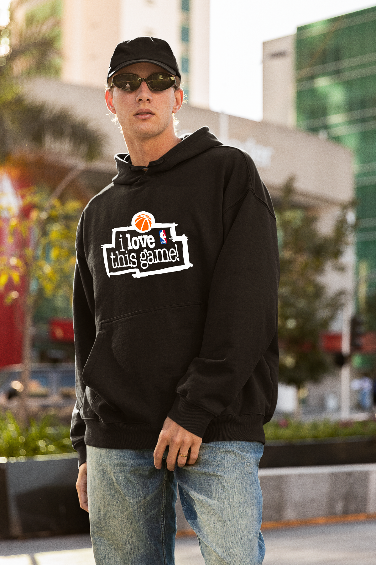 NBA I Love This Game Oversize Hoodie