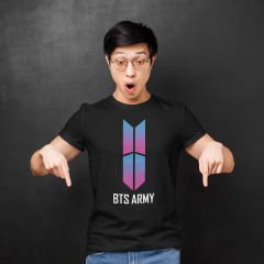 BTS Army Siyah T-Shirt