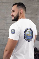 US Army Naval Surface Forces Beyaz T-Shirt