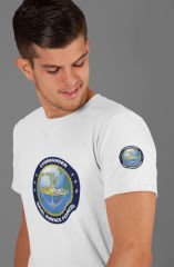 US Army Naval Surface Forces Beyaz T-Shirt
