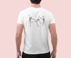 Dans Eden İskeletler Beyaz T-Shirt