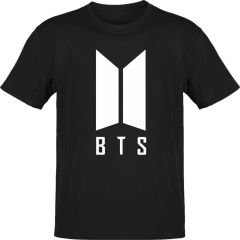 BTS Logo Siyah T-Shirt